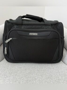 Samsonite Black Carry On or Overnight Bag - Had Shoulder Strap